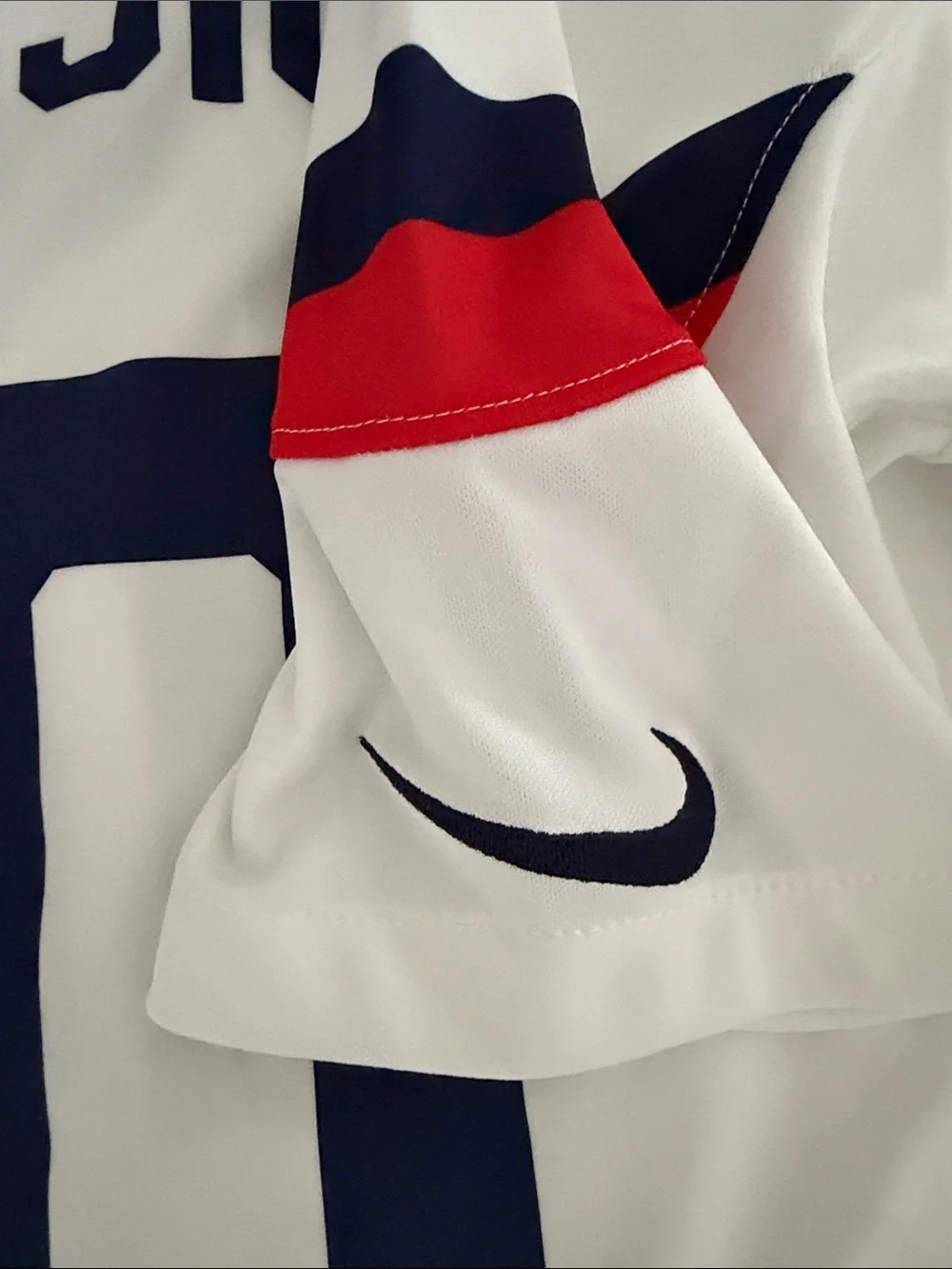 Nike Kids USA White Navy #10 Soccer Jersey